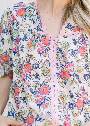 XZ Flowers and Rick Rack Top