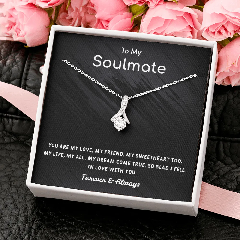 You are my love - Alluring Beauty Infinity Necklace Message Card