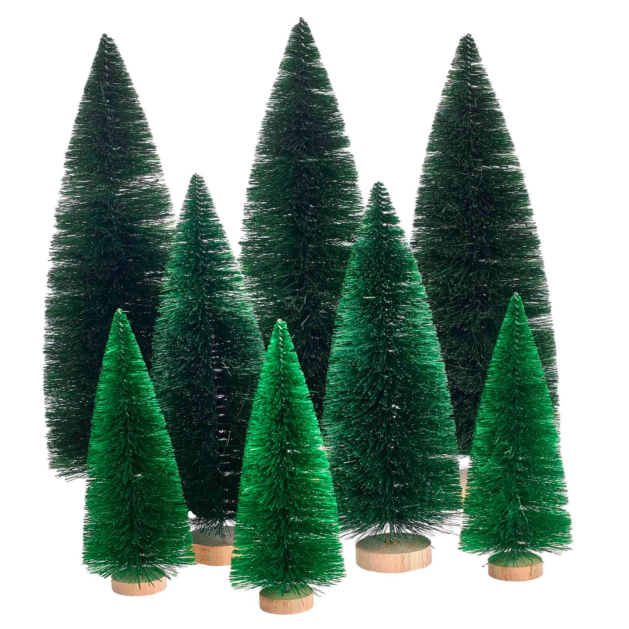 YUKON ASSORTED TREES (set of 8)