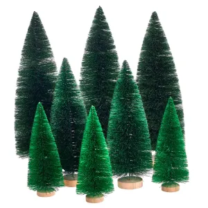 YUKON ASSORTED TREES (set of 8)