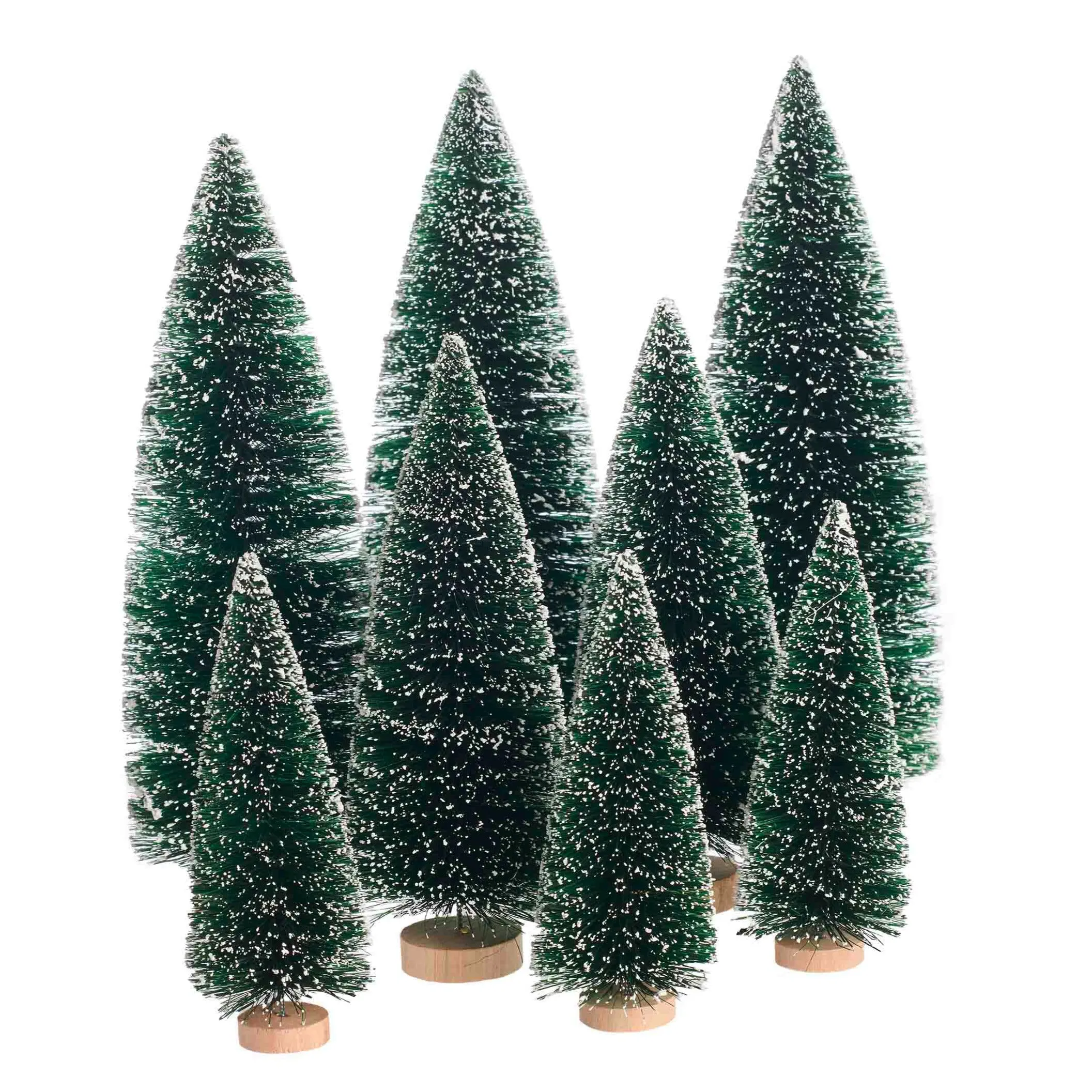 YUKON ASSORTED TREES (set of 8)