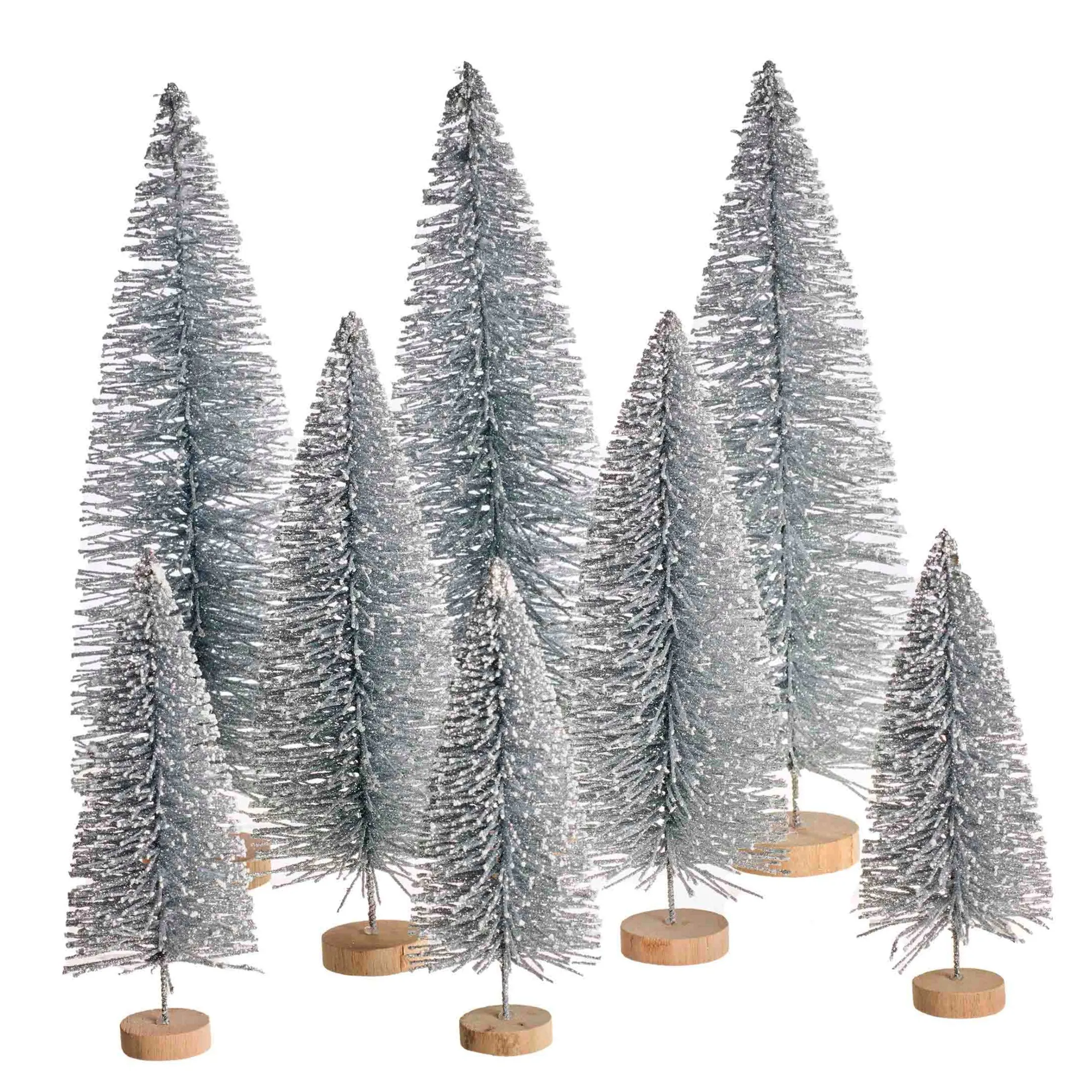 YUKON ASSORTED TREES (set of 8)