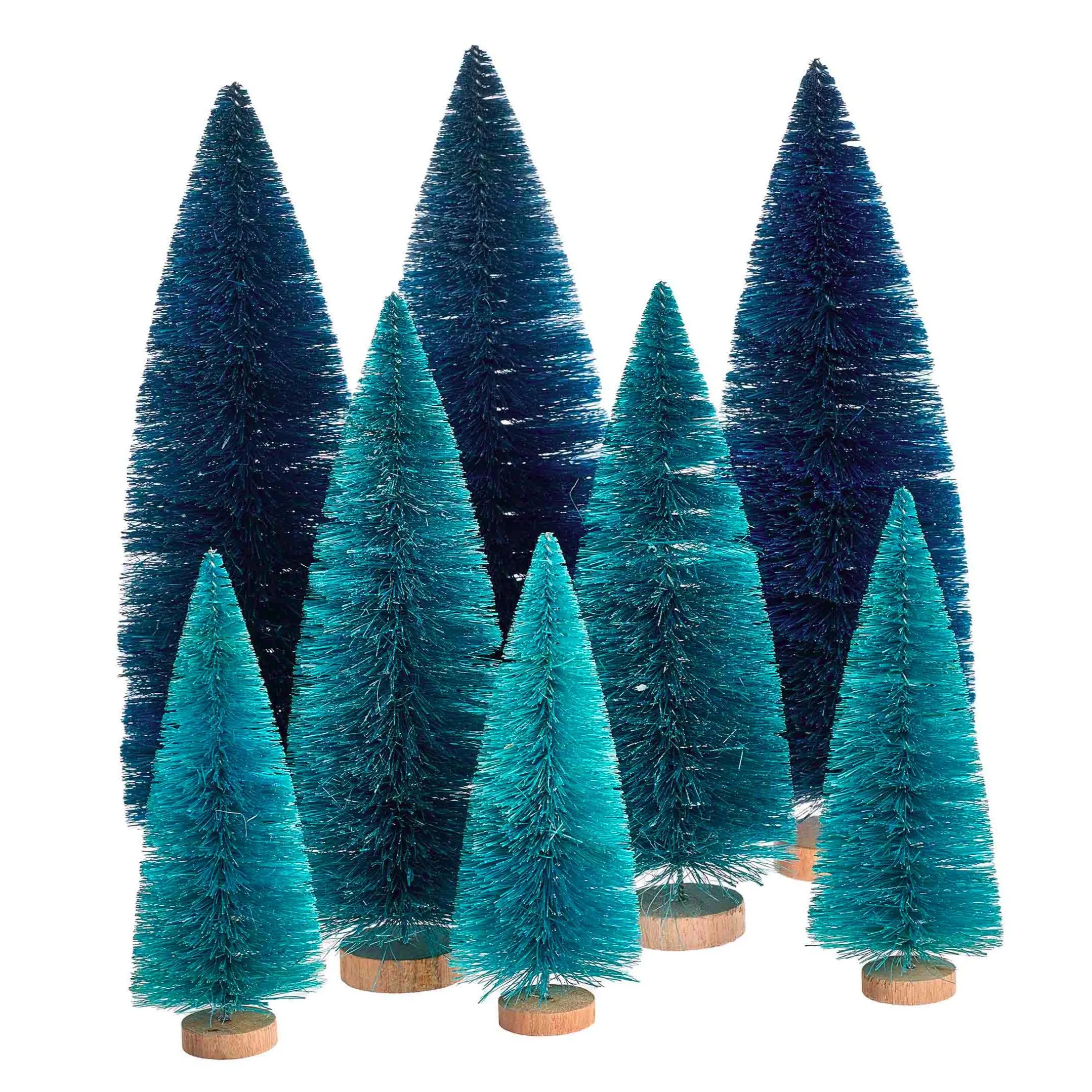 YUKON ASSORTED TREES (set of 8)