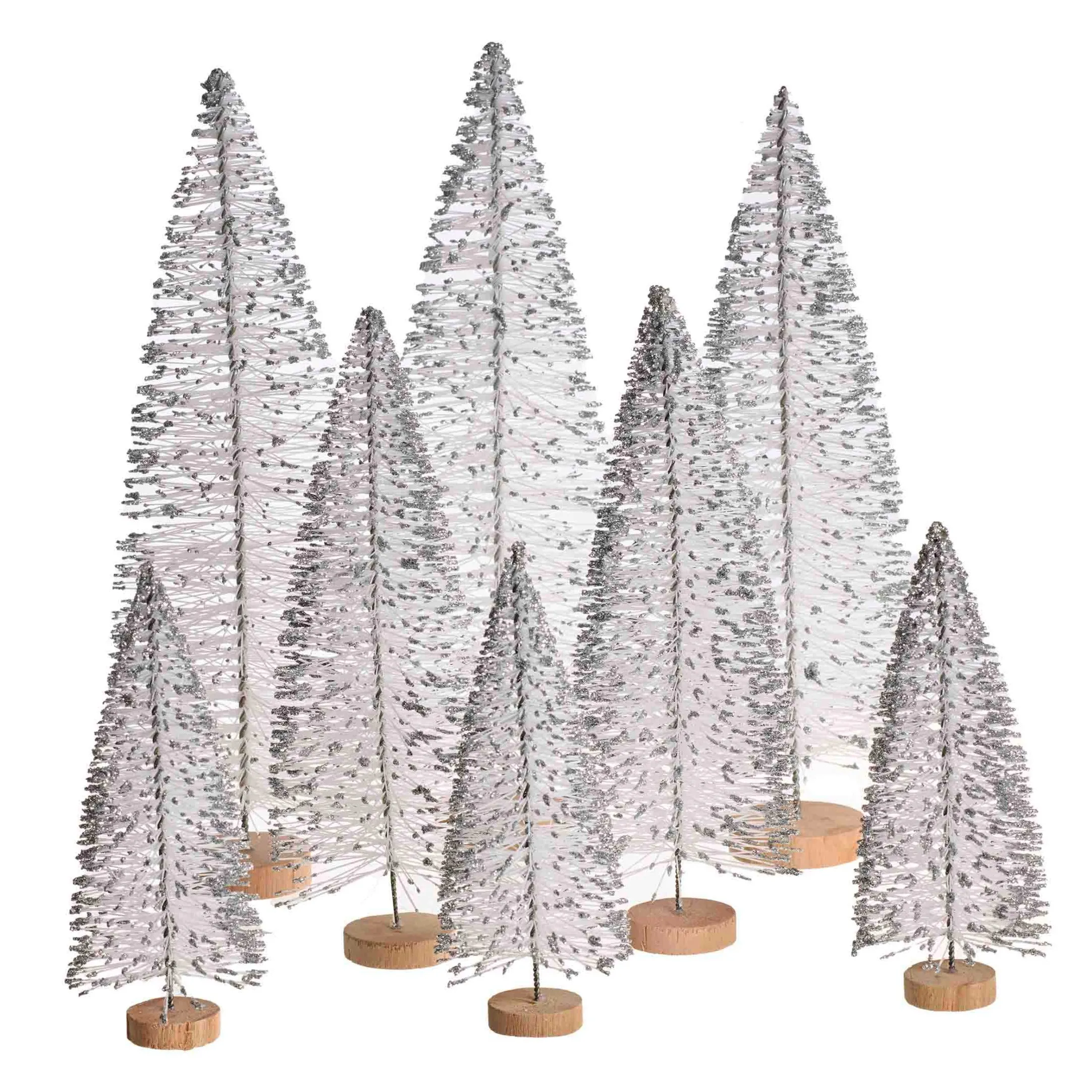 YUKON ASSORTED TREES (set of 8)